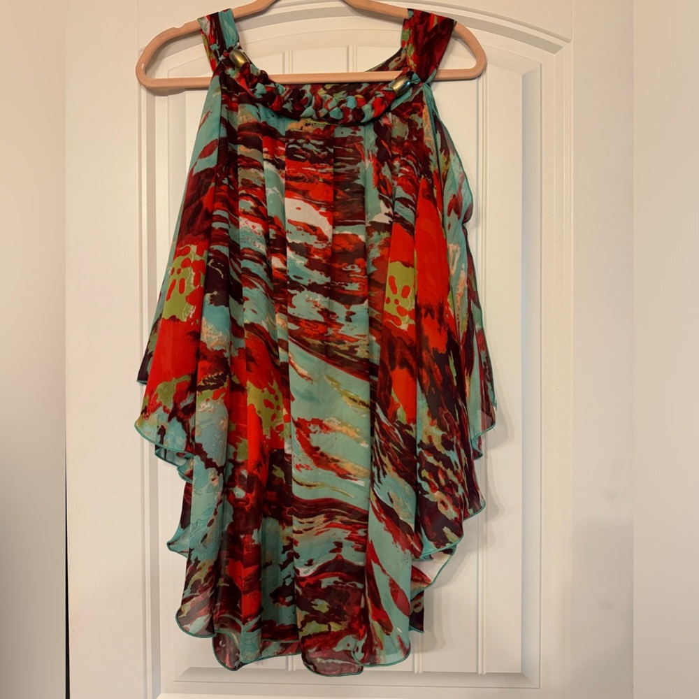 nice and flowy, off the shoulder